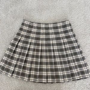 Women’s plaid skirt